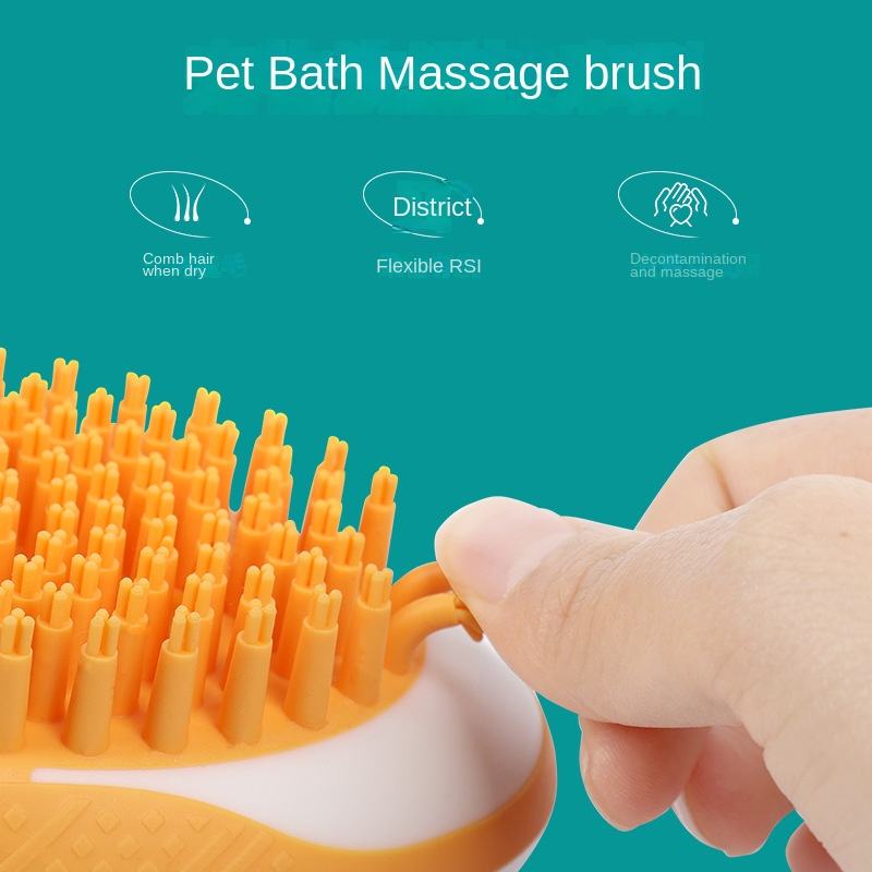 Bath Brush 2-in-1 Pet SPA Massage Comb