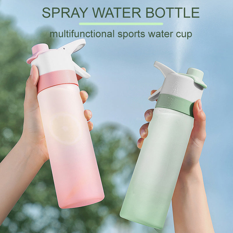 Girls Spray Water Bottle For Outdoor Sport Fitness