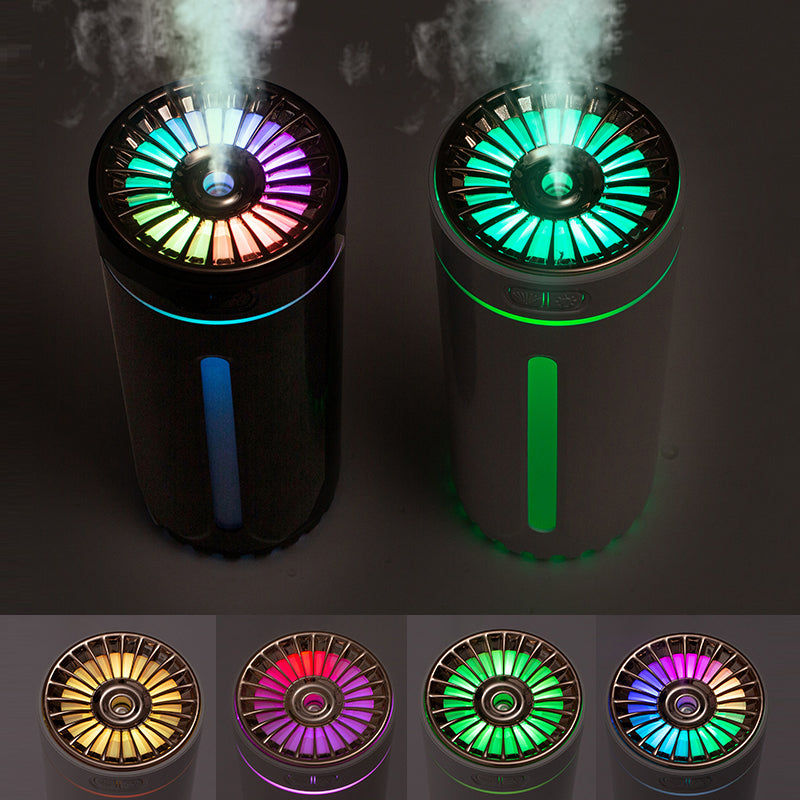 Wireless Air Humidifier Colorful Lights Diffuser Purifier For Car