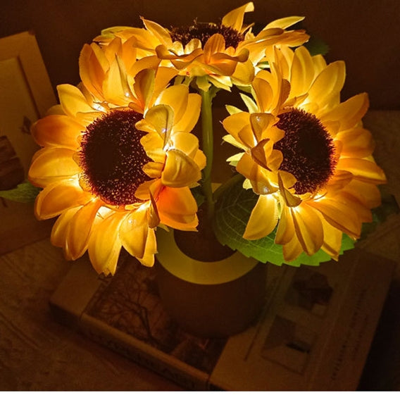 Sunflower Led Simulation Night Light Table Lamp