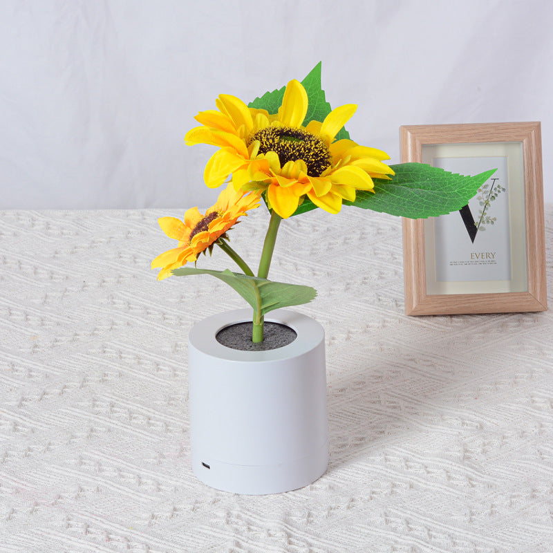 Sunflower Led Simulation Night Light Table Lamp