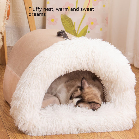 Portable Pet Nest Portable Autumn And Winter Warm Pet Nest