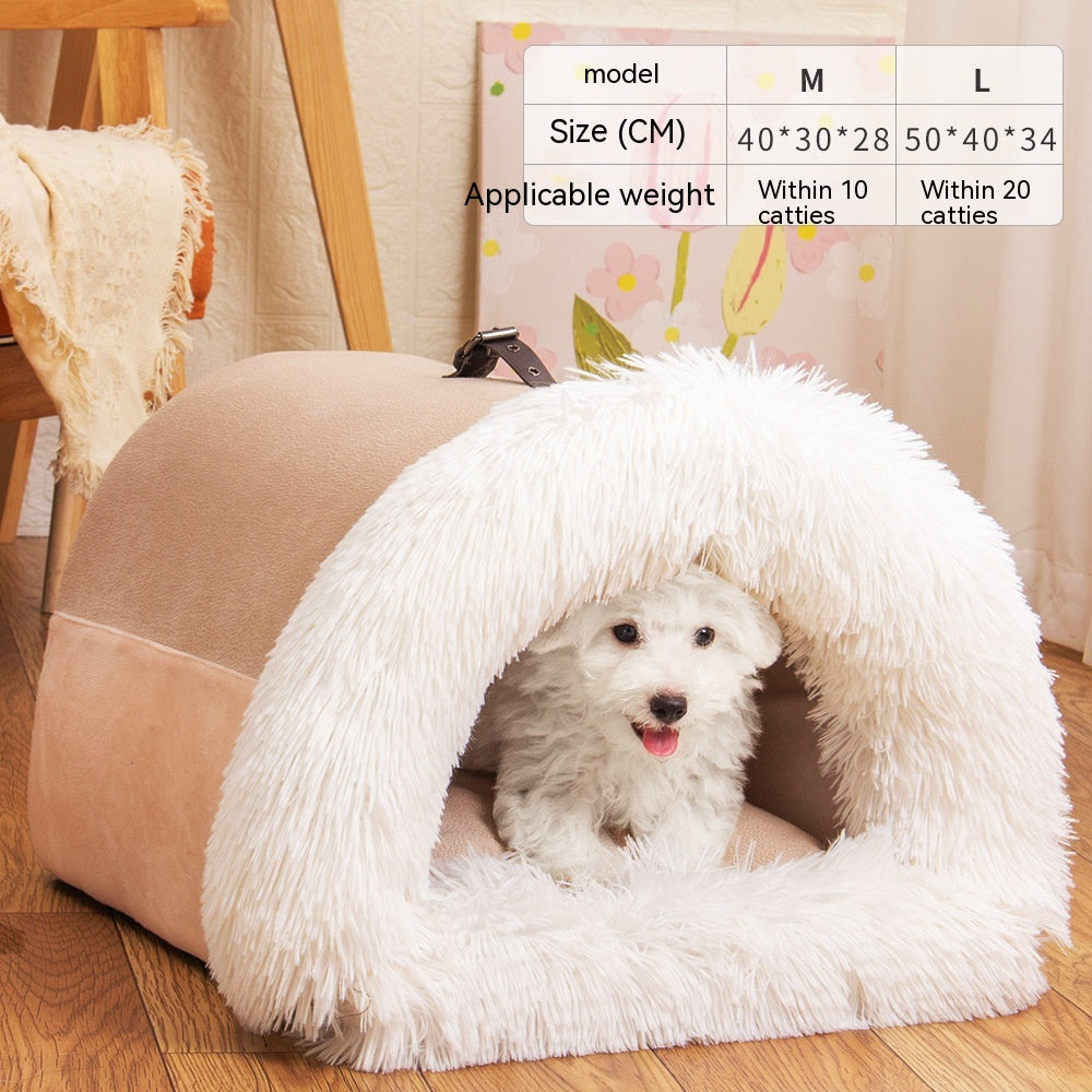 Portable Pet Nest Portable Autumn And Winter Warm Pet Nest