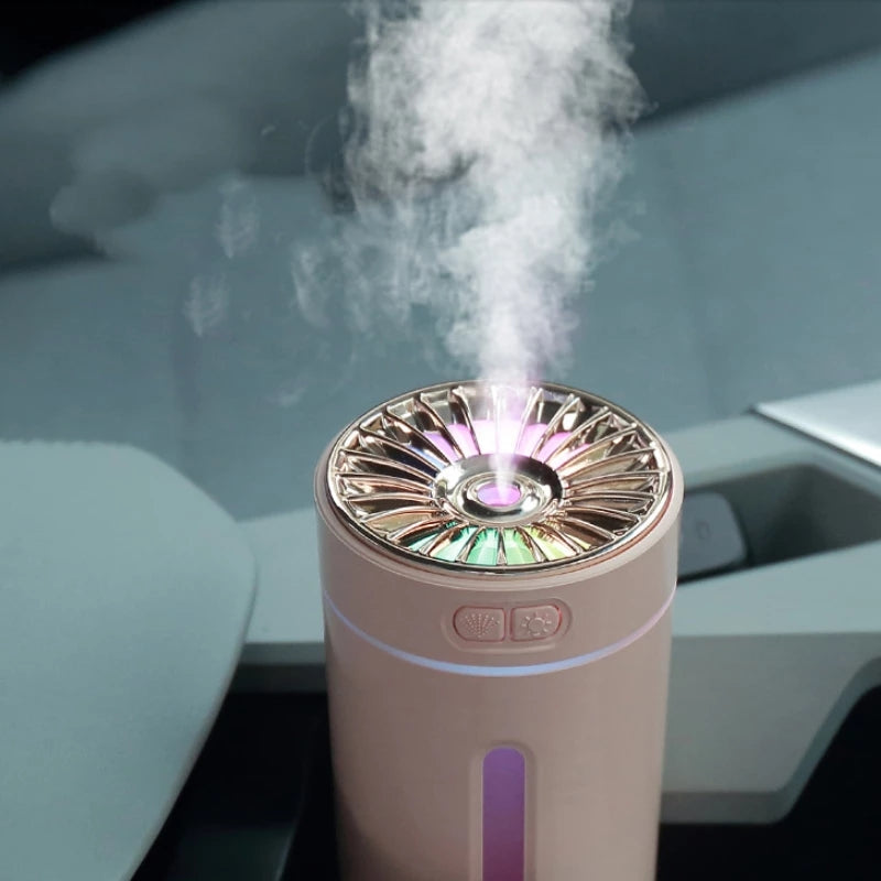 Wireless Air Humidifier Colorful Lights Diffuser Purifier For Car