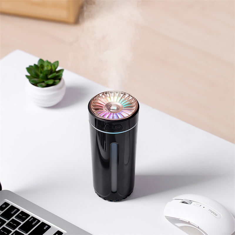 Wireless Air Humidifier Colorful Lights Diffuser Purifier For Car