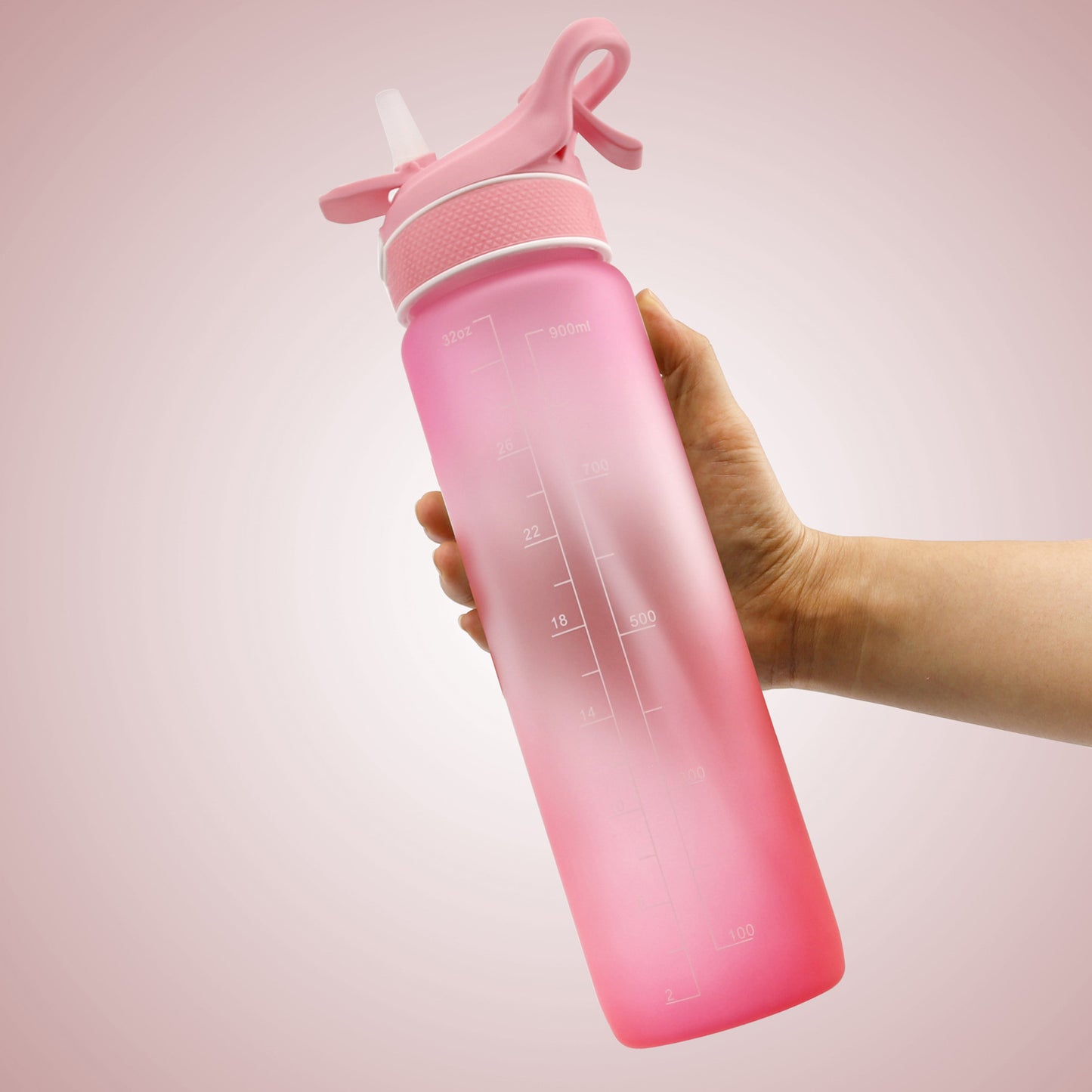 Colorful 1000ML Plastic Spray Water Bottle