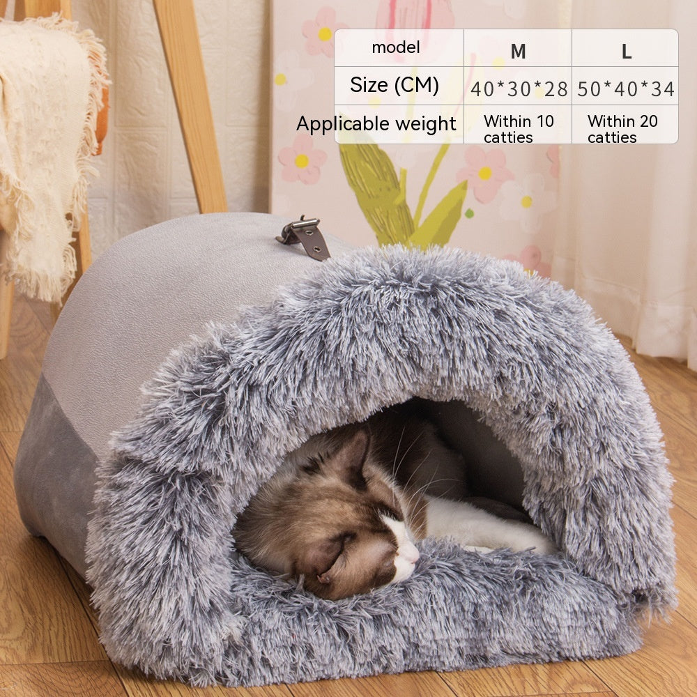 Portable Pet Nest Portable Autumn And Winter Warm Pet Nest